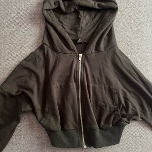 SHEIN Black V-Neck cropped Sweater